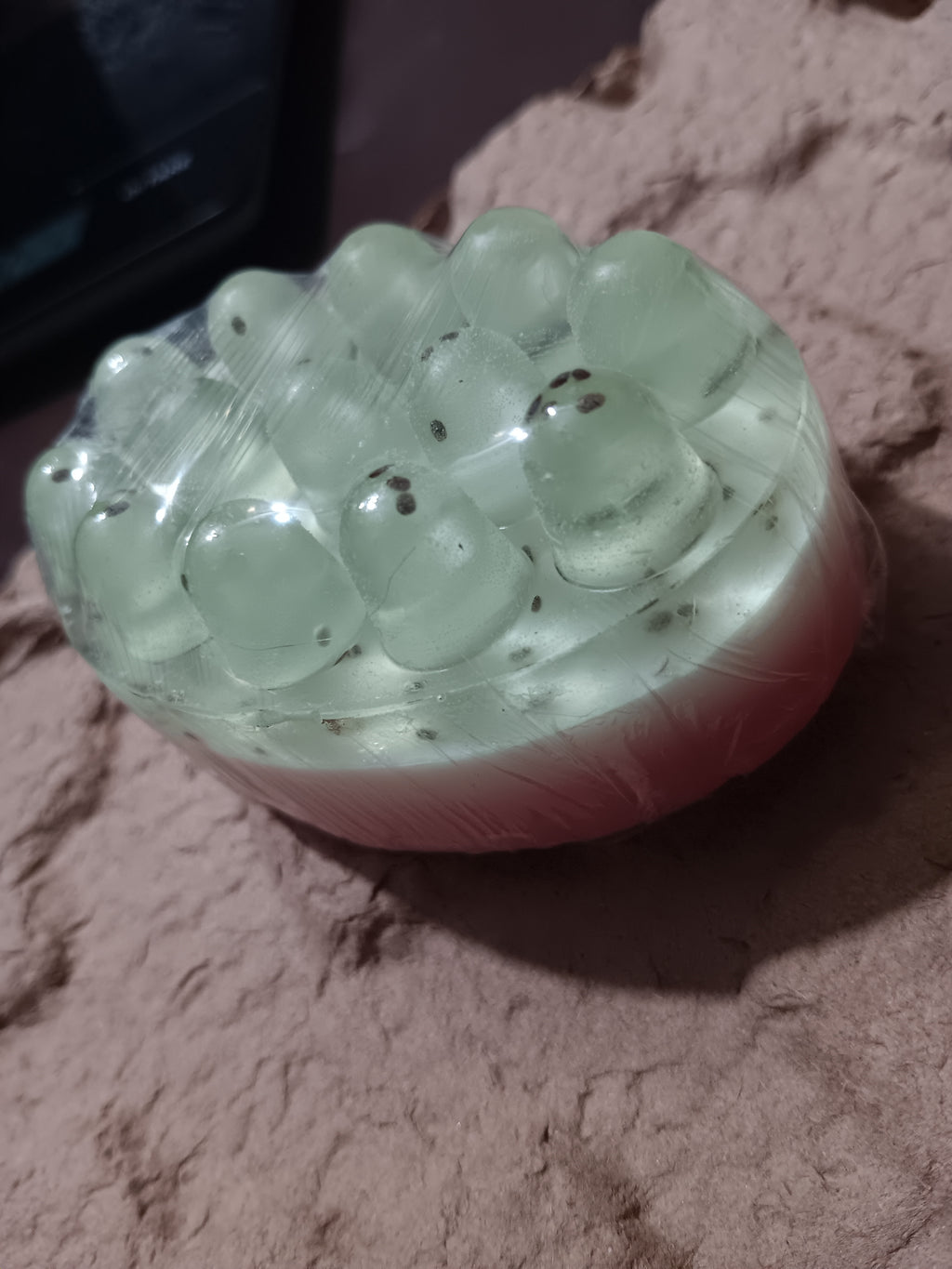 Massager: Caribbean Spa- Aloe Vera + Chia Seeds - Jojoba - Coconut - Strawberry