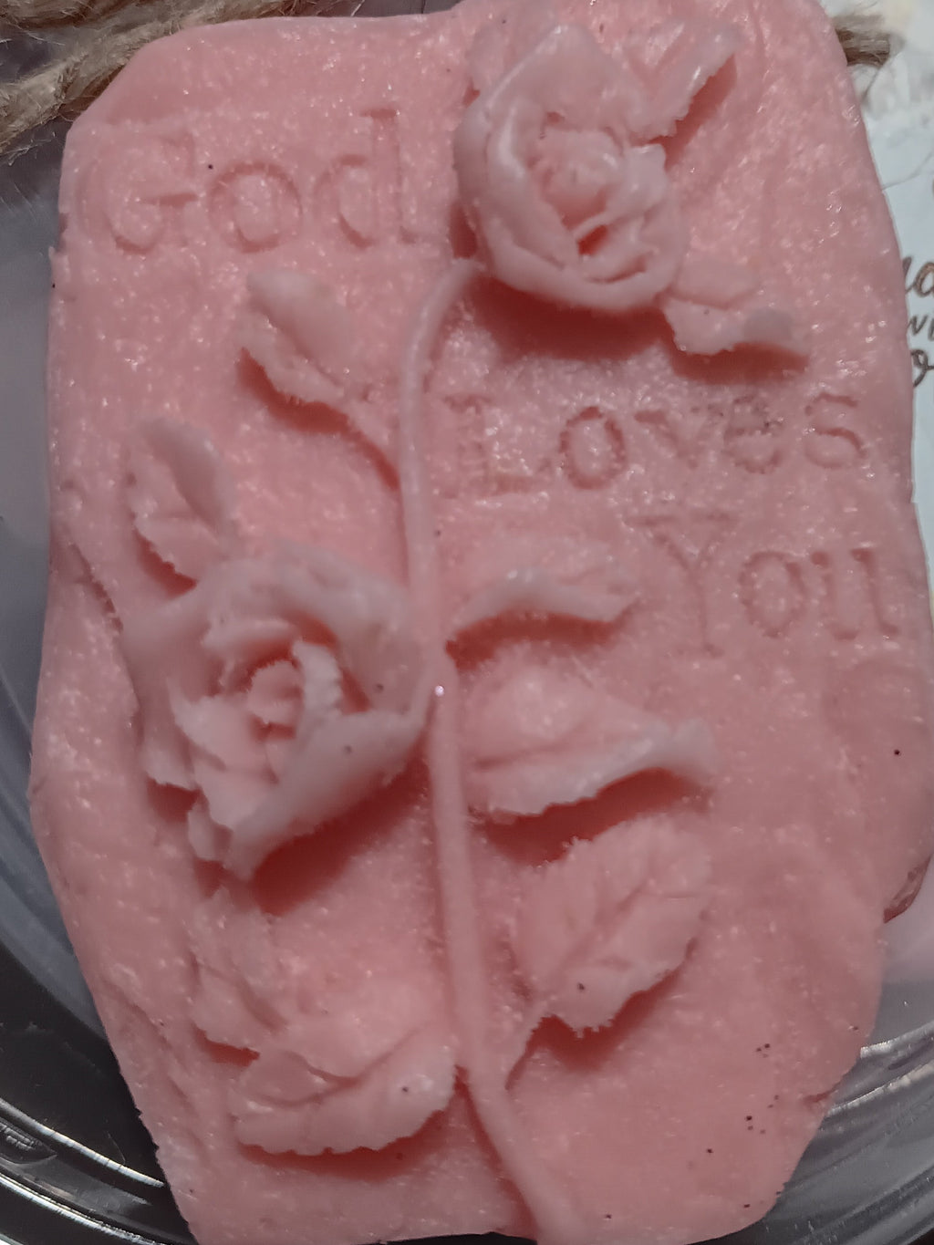 God loves you, Soap - Avocado oil 🥑 Rose scented