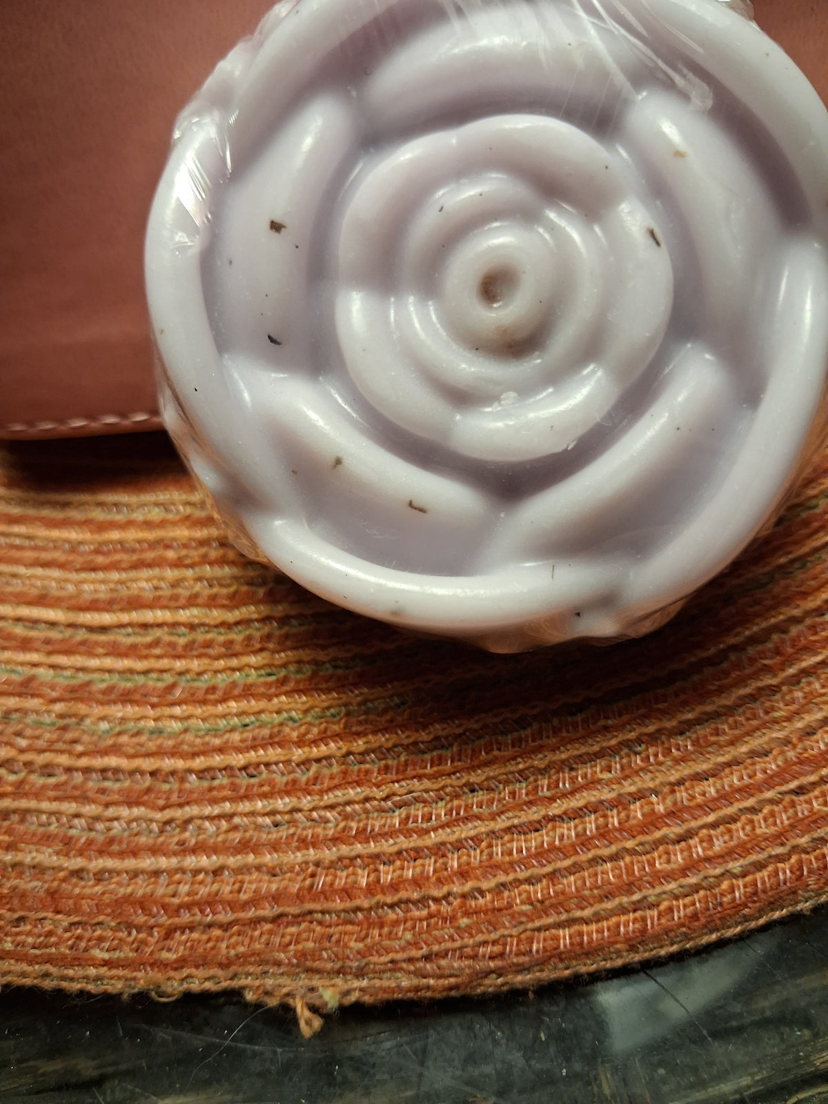 Shea Butter & Lavander + Avocado Oil Rose with Loofah