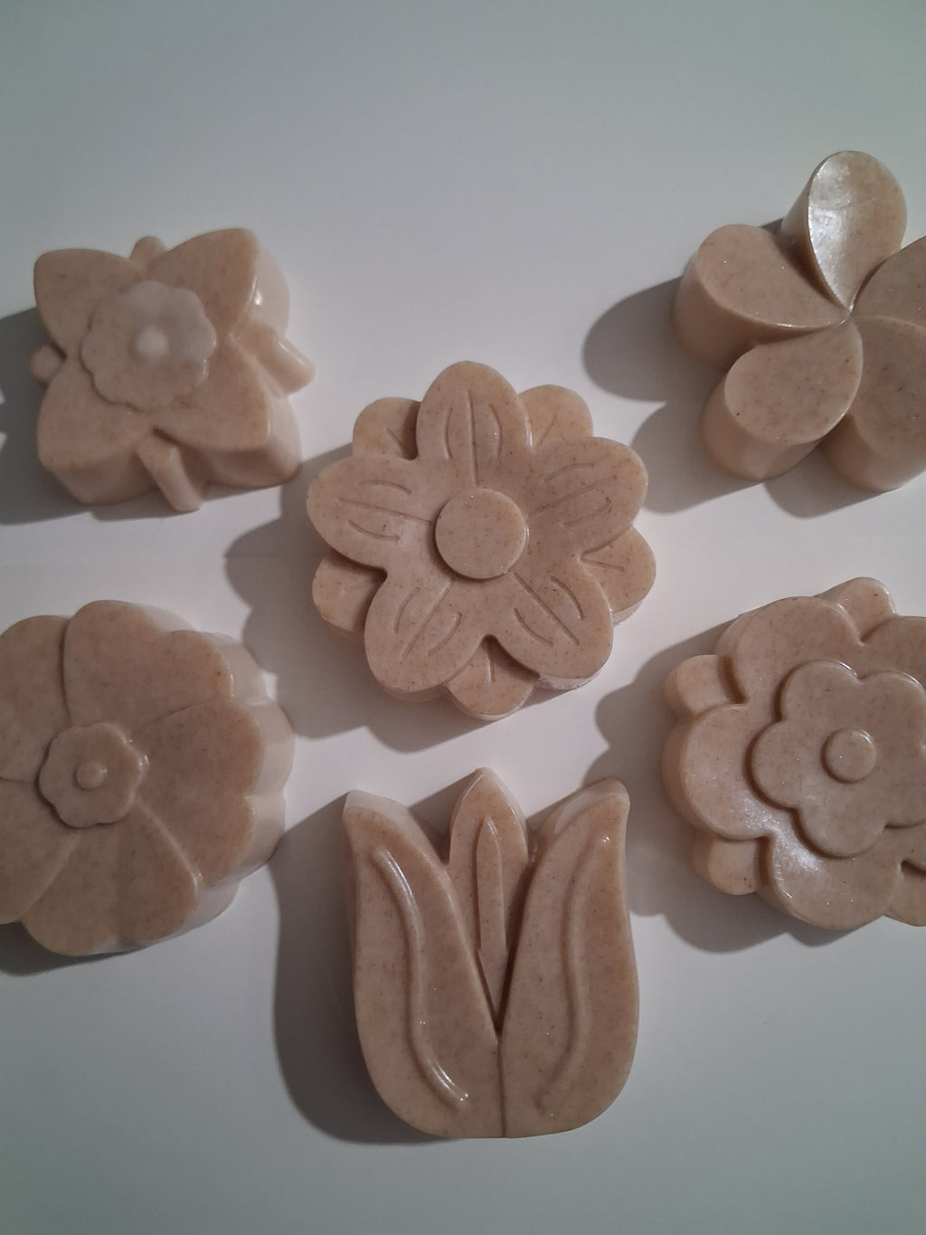 Rice & Oatmeal, Flowers Bar Soap