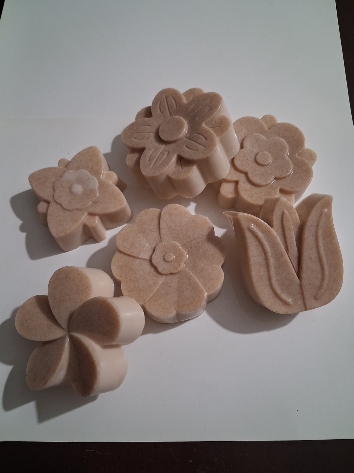 Rice & Oatmeal, Flowers Bar Soap